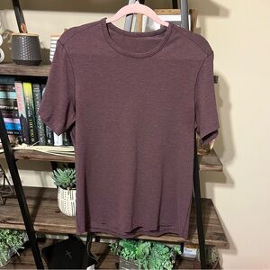 Men’s Maroon Lululemon Tee Size M